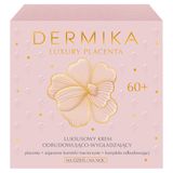 Dermika Luxury Placenta 60+, luksusowy krem odbudowująco-wygładzający, 50 ml - miniaturka zdjęcia produktu