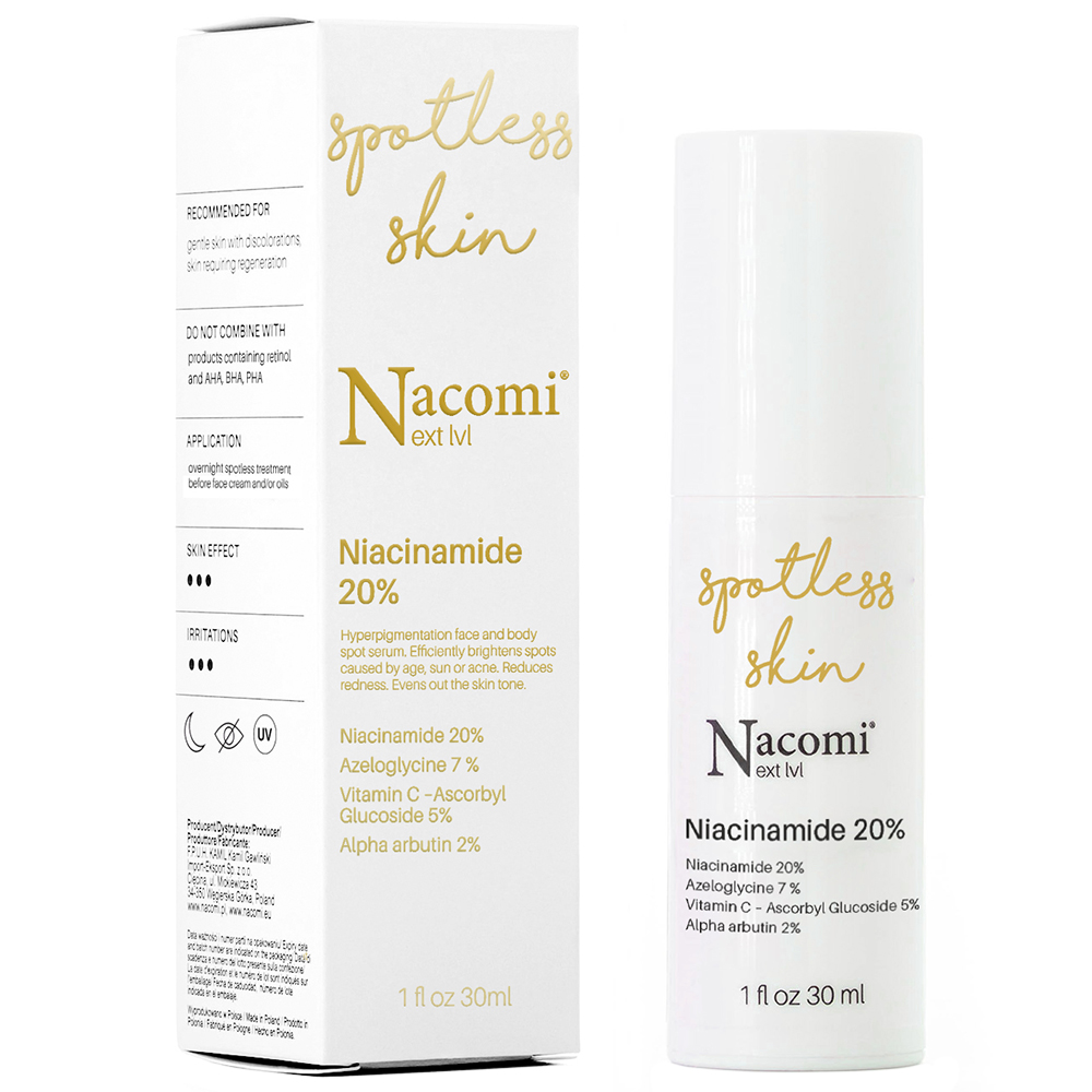 Nieznana Nacomi Next Level, serum z niacynamidem 20%, 30 ml