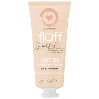 Fluff Superfood, krem z filtrem UV, SPF 50, 50 ml - zdjęcie produktu