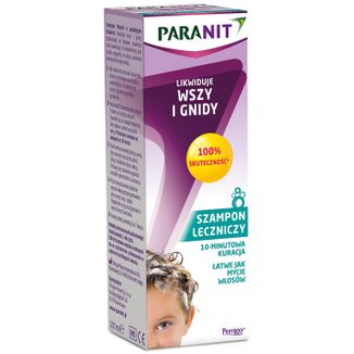 Paranit, szampon leczniczy likwidujący wszy i gnidy, 100 ml - zdjęcie produktu