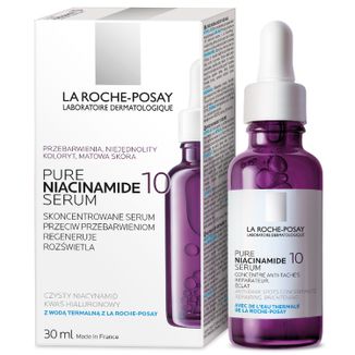 La Roche-Posay Pure Niacinamide 10, skoncentrowane serum do twarzy przeciw przebarwieniom, 30 ml - zdjęcie produktu