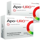 Zestaw na drogi moczowe, Apo-URO Plus, 2 x 30 kapsułek - miniaturka zdjęcia produktu