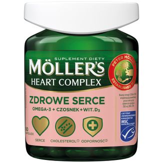 Moller's Heart Complex Zdrowe Serce, 60 kapsułek - zdjęcie produktu