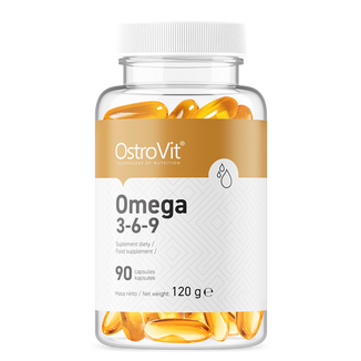 OstroVit Omega 3-6-9, 90 kapsułek - zdjęcie produktu