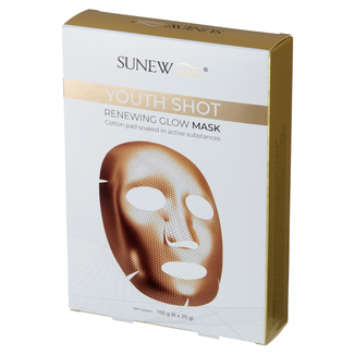 SunewMed+ Youth Shot, regenerująca maska rozświetlająca w płachcie, 6 sztuk - zdjęcie produktu