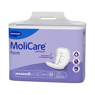 MoliCare Premium Form, pieluchy anatomiczne, 8 kropli, 32 sztuki - zdjęcie produktu