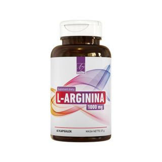 L-Arginina 1000 mg, 60 kapsułek - miniaturka  zdjęcia produktu