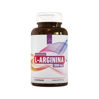 L-Arginina 1000 mg, 60 kapsułek - zdjęcie produktu