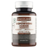 Singularis Superior Odpowiedni Cukier, 60 kapsułek wegańskich - miniaturka zdjęcia produktu