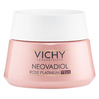 Vichy Neovadiol Rose Platinum Oczy, różany krem redukujący zmarszczki i opuchnięcia pod oczami, 15 ml - zdjęcie produktu