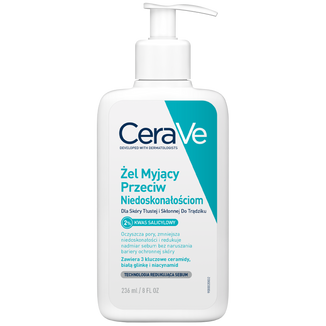 CeraVe, żel myjący przeciw niedoskonałościom, 236 ml - zdjęcie produktu