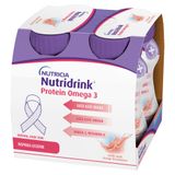 Nutridrink Protein Omega 3, preparat odżywczy, rześki smak mango-brzoskwinia, 4 x 125 ml KRÓTKA DATA - miniaturka zdjęcia produktu