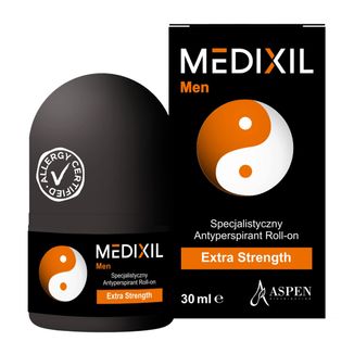 Medixil Men, antyperspirant roll-on, 30 ml - zdjęcie produktu