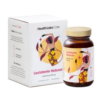 Health Labs Lactoferrin Natural+, laktoferyna, 30 kapsułek - zdjęcie produktu