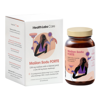 Health Labs Maślan Sodu Forte, 60 kapsułek Health Labs Maślan Sodu Forte, 60 kapsułek - zdjęcie produktu