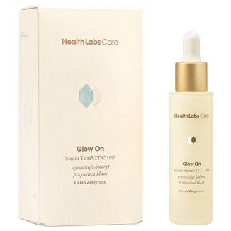 Health Labs Glow On TetraVit C 10%, serum do twarzy z witaminą C, 30 ml USZKODZONE OPAKOWANIE Health Labs Glow On TetraVit C 10%, serum do twarzy z witaminą C, 30 ml USZKODZONE OPAKOWANIE - zdjęcie produktu
