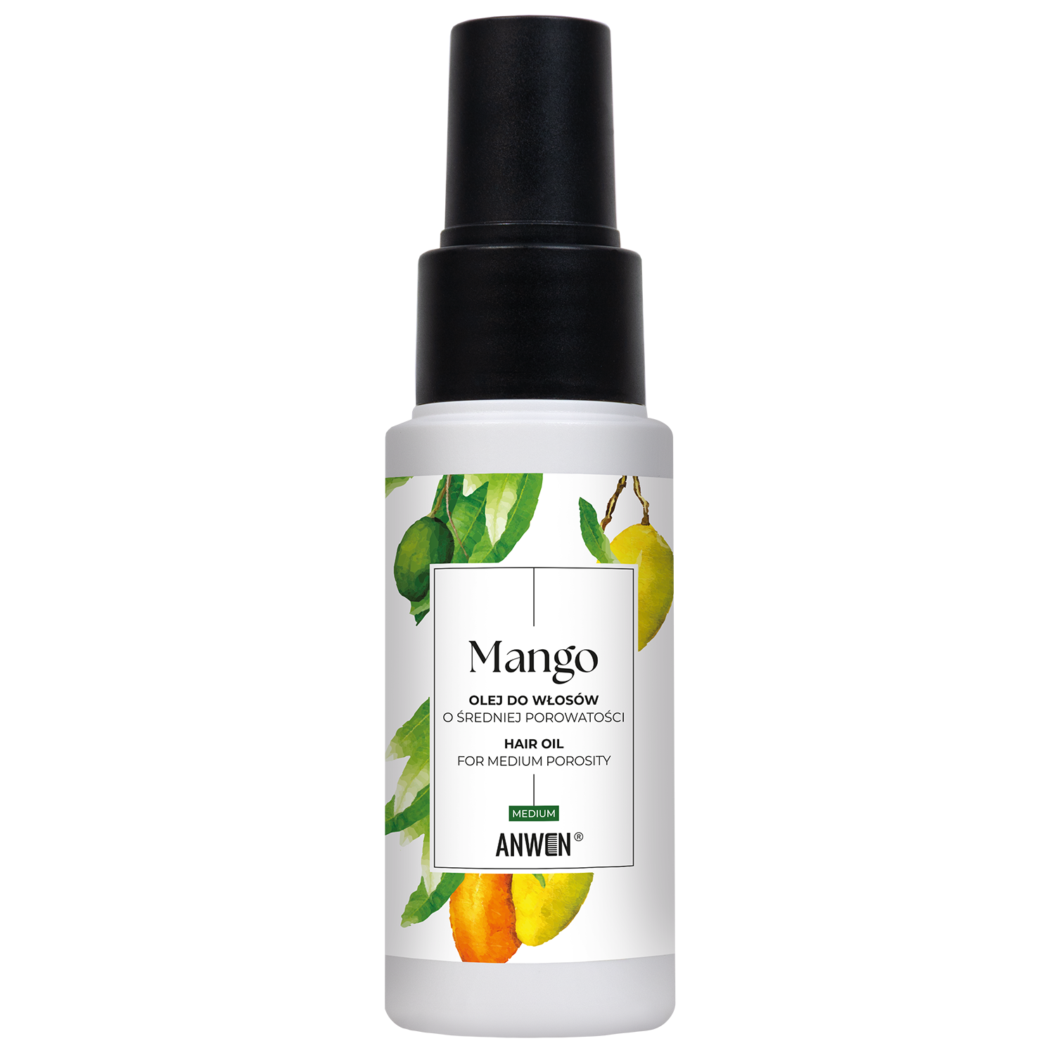 Nieznana Anwen Mango, olej do włosów średnioporowatych, 50 ml — Inhaltsstoffe und Bewertung