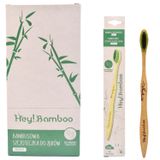 Hey Bamboo, szczoteczka do zębów, bambusowa, soft, 1 sztuka - miniaturka zdjęcia produktu
