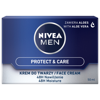 Nivea Men Protect & Care, intensywnie nawilżający krem do twarzy, 50 ml - zdjęcie produktu