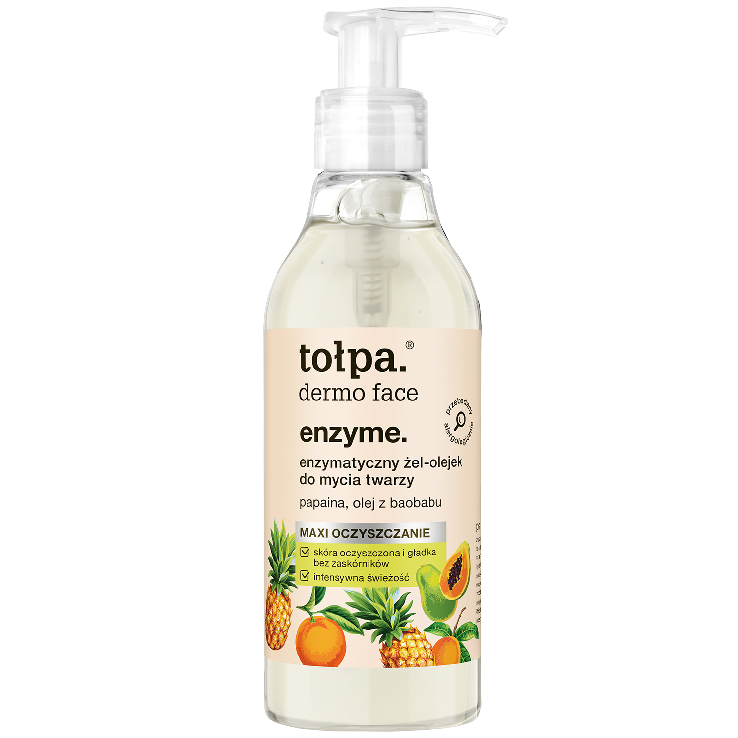 Tołpa Tołpa Dermo Face Enzyme, enzymatyczny żel-olejek do mycia twarzy, 150 ml