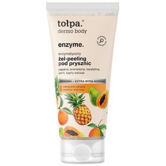 Tołpa Dermo Body Enzyme, enzymatyczny żel-peeling pod prysznic, 200 ml USZKODZONE OPAKOWANIE - zdjęcie produktu