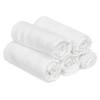 BabyMatex, pieluchy tetrowe, 70 cm x 80 cm, białe, 5 sztuk - zdjęcie produktu