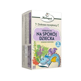 Herbapol Na Spokój Dziecka, herbatka fix ziołowo-owocowa, od 2 roku, 20 saszetek - zdjęcie produktu