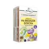 Herbapol Na Brzuszek Dziecka, herbatka fix ziołowo-owocowa, po 1 miesiącu, 20 saszetek - miniaturka zdjęcia produktu