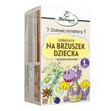 Herbapol Na Brzuszek Dziecka, herbatka fix ziołowo-owocowa, po 1 miesiącu, 20 saszetek - miniaturka zdjęcia produktu
