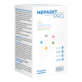 Hepaset Pro, 60 kapsułek - zdjęcie produktu