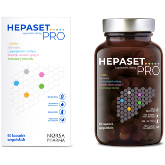 Hepaset Pro, 60 kapsułek Hepaset Pro, 60 kapsułek - zdjęcie produktu