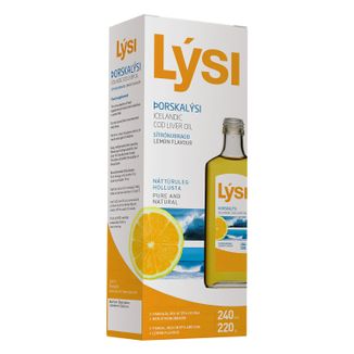 Lysi Tran Islandzki, smak cytrynowy, 240 ml - zdjęcie produktu