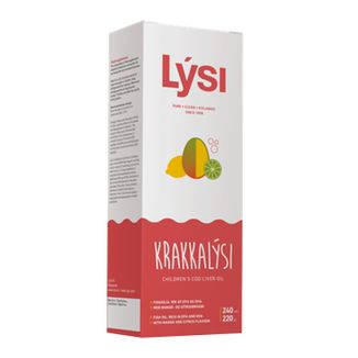 Lysi Tran Islandzki dla Dzieci, smak mango-limonka, 240 ml - zdjęcie produktu