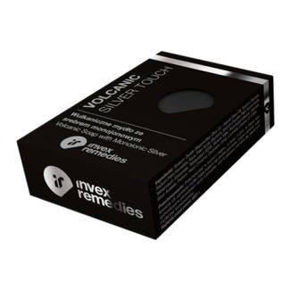 Invex Remedies Silver Touch, mydło wulkaniczne ze srebrem monojonowym Ag, 100 g - zdjęcie produktu