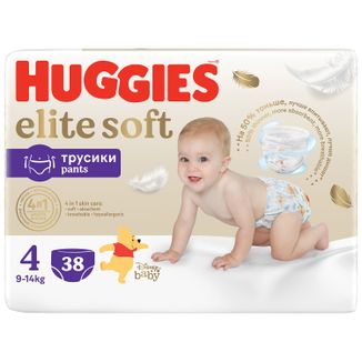 Huggies Elite Soft Pants, pieluchomajtki, Disney, rozmiar 4, 9-14 kg, Mega, 38 sztuk - zdjęcie produktu
