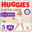 Huggies Extra Care, pieluchomajtki, Disney, rozmiar 5, 12-17 kg, Mega, 34 sztuki - miniaturka  zdjęcia produktu