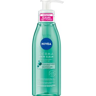 Nivea Derma Skin Clear, żel oczyszczający, 150 ml - zdjęcie produktu