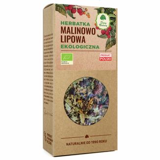 Dary Natury Herbatka malinowo-lipowa, ekologiczna, 80 g - zdjęcie produktu