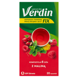 Verdin Fix z maliną, 20 saszetek - miniaturka zdjęcia produktu