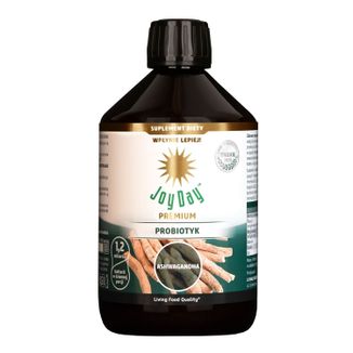 Joy Day Premium Probiotyk, Ashwagandha, napój ekologiczny, 500 ml KRÓTKA DATA - zdjęcie produktu