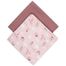 Canpol Babies, pieluszki muślinowe, 70 cm x 70 cm, Bonjour Paris, różowe, 2 sztuki - miniaturka 3 zdjęcia produktu