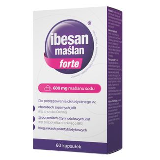 Ibesan Maślan Forte, 60 kapsułek USZKODZONE OPAKOWANIE - zdjęcie produktu
