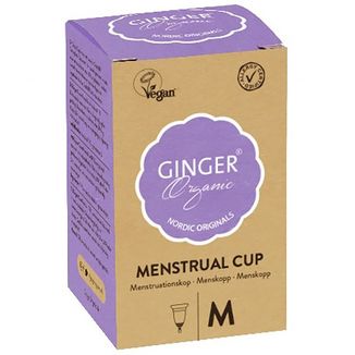 Ginger Organic, kubeczek menstruacyjny, rozmiar M, 1 sztuka - zdjęcie produktu