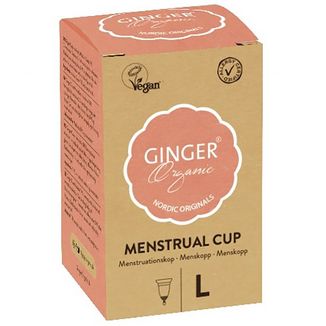 Ginger Organic, kubeczek menstruacyjny, rozmiar L, 1 sztuka - zdjęcie produktu