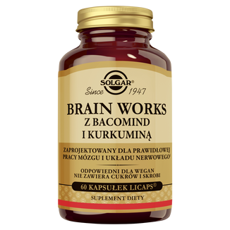Solgar Brain Works, 60 kapsułek KRÓTKA DATA - zdjęcie produktu