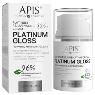 Apis Platinum Gloss Home Terapis, platynowy krem odmładzający, cera dojrzała, 50 ml - zdjęcie produktu
