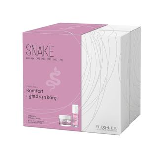 Zestaw Flos-Lek Snake Pro Age, krem konturujący na dzień, SPF 20, 50 ml + Essenza, reduktor wieku, 30 ml - zdjęcie produktu
