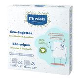 Mustela, eco-chusteczki wielokrotnego użytku, 6 sztuk - miniaturka zdjęcia produktu