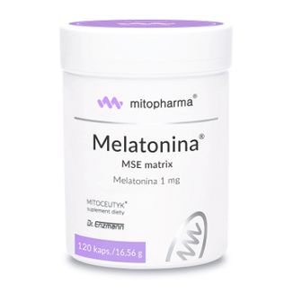 Mito-Pharma Melatonina MSE Matrix, 120 kapsułek KRÓTKA DATA - zdjęcie produktu