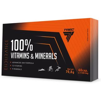 Trec Endurance 100% Vitamins & Minerals, 60 kapsułek - zdjęcie produktu